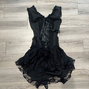 Daisy Corset gothic corset lace dress